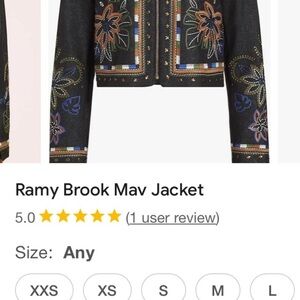 Ramy Brook Multicolor Embroidered Blazer